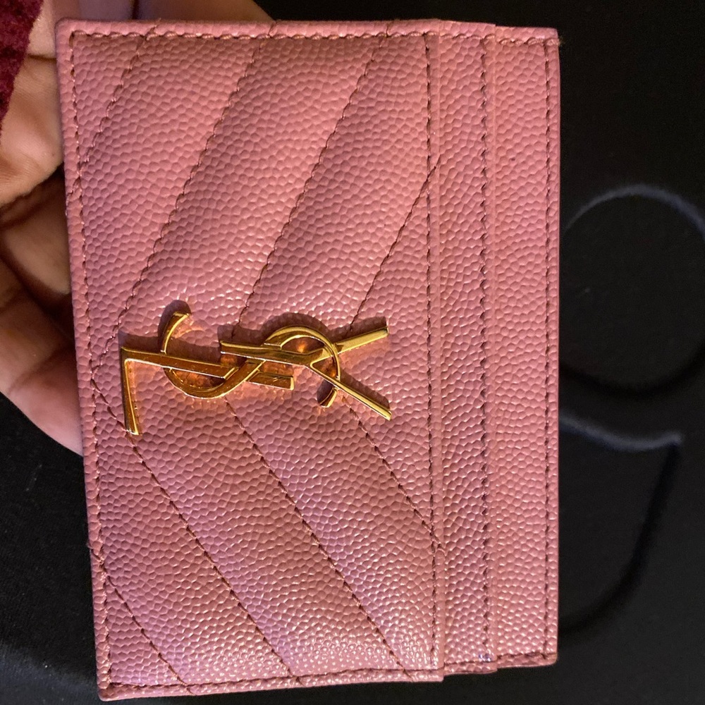Authentic YSL card Holder